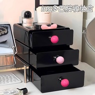 Ins Desktop Storage Box Cosmetic Hair Ring Drawer Type Student Dormitory Multifunctional Large Capac