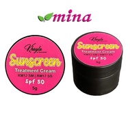 KHAYLA Sunscreen 5gm Treatment Cream Face suncream SPF50+ Original HQ Anjo 3w Booster Cream