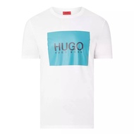 Hugo Boss Dolive Tshirt White With Blue Print Genuine S3Xl
