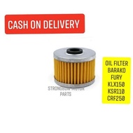 BARAKO/FURY/KLX150/KSR110/CRF250 OIL FILTER