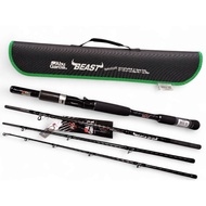 ABU BEAST TRAVELLER 4 PIECES FISHING TRAVEL ROD