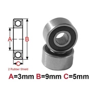 Lorentz Racing 603-2RS 3x9x5mm Rubber Seals Bearing