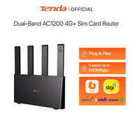 Tenda Dual Band 4G09 4G+/4G07 AC1200 and Single Band 4G06 /4G05 N300 4G LTE Sim Card Router