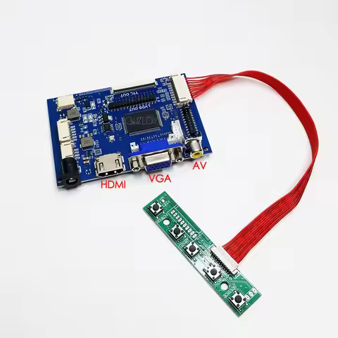 Drive free 50Pin TTL 30Pin LVDS LCD Screen Driver Board LCD Display 1024X600 1366*768 HDMI VGA 2AV D