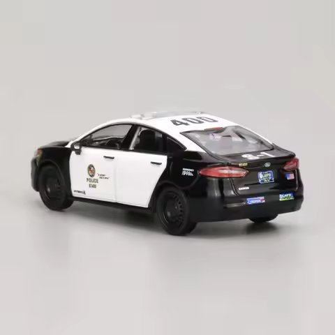 1/64 596 Model Ford Mondeo/Fusion/DCM 12th Generation Crown Police Alloy Car Mode Static Collection
