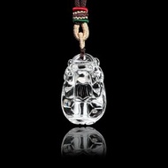 【正佳珠寶】白水晶 高淨體 福運龍龜 21g 白水晶吊墜