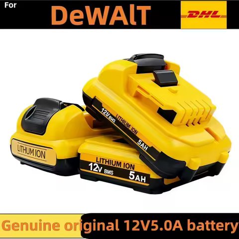 👍12V 2Ah 3Ah 5Ah 6Ah Li-ion Battery For DeWalt DCB127 DCB124-XJ DCD796 DCF922 Replacement Battery