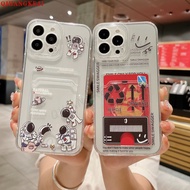 Shockproof Phone Case For Huawei Y7A Y9S Y6S Y9 Y6 Y7 Pro Prime 2019 Nova 7 9 10 SE 3i 7i 8i 5T Y60 Y61 Y70 Y90 Y6 2018 Cards Can Be Inserted Cute astronaut Cover