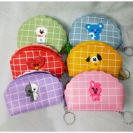 TASKU - Women's 3D Coin POUCH Wallet - BTS Oval Coin Wallet