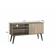 4 Feet TV Cabinet Wood / Hall Cabinet / Lounge Cabinet / Display Cabinet