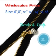 10 pcs Resin Zip/ Metal Zip