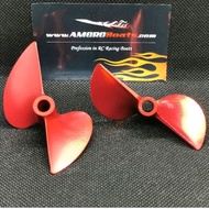 AMGRC Competition Racing Propeller S275 7016 For RC Gas Boat RC Boats CNC Prop