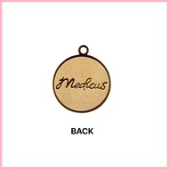 ✆ ♝ Blessed Saint Padre Pio Necklace Healing Medallion (Original PVD 18k Italy Gold Vacuum Plated)