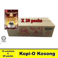 Cap Televisyen Kluang Black Coffee Kopi-O (10 Sachets x 20 Packs)