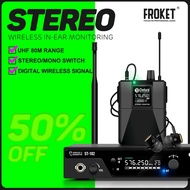 Sistem Pemantauan Wayarles Dalam Telinga Debra St-102 Stereo Uhf Iem Sistem Pemantauan Wayarles Deng