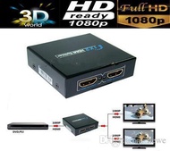 3D HDMI SPlitter 1X2 split one HDMI input to 2 HDMI output with power adapter
