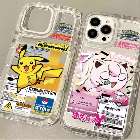 Anime P-Pokemon Creative Clear Silicone Case For Xiaomi Redmi K70 K60 K50 Ultra K40 K30 K20 Pro K70E