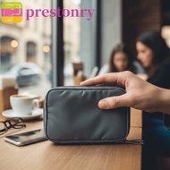 PRESTONRY Travel Wallet, Multifunction Design Solid Color Passport Bag, New Nylon Material Hand-held