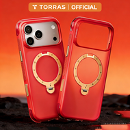 TORRAS Q3Air เคส iPhone พร้อมขาตั้งแม่เหล็ก360 ° | เบาะอากาศป้องกันการตกหล่นกลางแจ้ง | ผิวด้านกันลื่