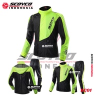 Raincoat | Motorcycle Riding Raincoat Set Waterproof &amp; Reflective Scoyco RC01