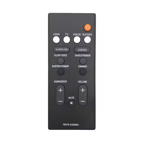 Remote Control FSR78 ZV28960 For Yamaha YAS-106 YAS-207 ATS-1060 YAS-107 ATS-1070 For Bluetooth Soun
