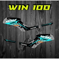 HONDA VARIATION STRIPING STICKERS WIN 100HONDA CODE 15