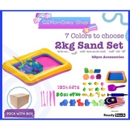 50 pcs 2kg THE SAND Dynamic Eco Sand Castle Play/ Playset Sand / Castle Sand Pasir Mainan Budak Ista