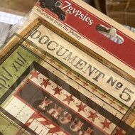 7 Gypsies Journal Transparencies Ephemera
