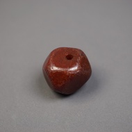 Qing Dynasty Natural Red Tangling Silk Old Agate Multi-Faceted Multi-Prism Beads with Beads F5-