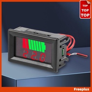 Car Battery Charge Level Indicator Voltmeter LED Display 12V 24V 36V 48V 60V 72V [freeplus.my]