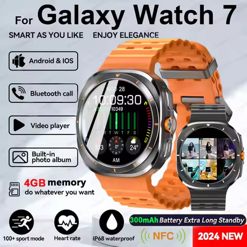 2025 New DT Watch 7 Ultra 32GB Memory Video GPS NFC 47mm AMOLED Smart Watch Men Fitness Sports Track