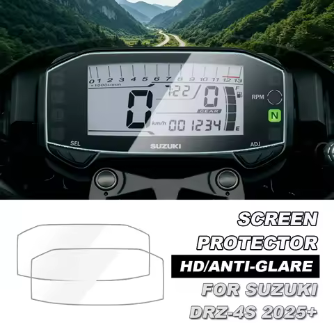 Film 2025 For SUZUKI DRZ-4S DRZ-4SM TFT Cluster Scratch Screen Protection DRZ 4S Dashboard Protector
