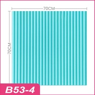 Estation - Wallpaper Sticker Dinding Foam Motif 3D Dekorasi Kamar / Wallpaper Foam 3D Plafon 70x70CM