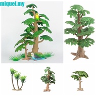MIQUEL Simulation Cypress, Plastic Pine Trees Coconut Tree, Ecological Plants Cypress Mini Vivid Lan