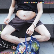 KUGIGI Funny Pack,  Belly Funny Belt Bag, Pop Creative Storage Bag Men