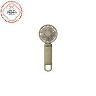 Rhythm (RHYTHM) Handy Fan 2025 Large Air Volume Quiet 3WAY (Handheld Neck Hanging Tabletop) [Domesti