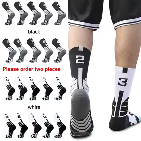 Sports Basketball Socks Professional 1pc Football Sock Men's Cycling Soccer Socks Running Sock Calce