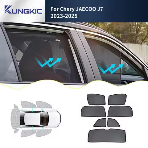 For Chery JAECOO J7 2023-2025 Car Side Window Sun Shade Curtain Summer Sun Protection Sunshade UV Me