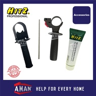 HITZ Hammer Grease Auxiliary Handle With Gauge Drill Adjustable Rotary Hammer Holder