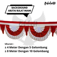 Miami Round Abutai Background Wave Flag (4m 5 waves & 8m 10 waves)