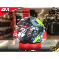 GIVI HELMET M35.0 VENTURA GREY/YELLOW /OPEN FACE HELMET / MOTORCYCLE HELMET /M35.0 SCUDO