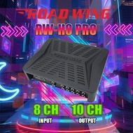 ROAD WING RW-H8Pro DSP 8 Channel Car Audio Processor 8x50W 8 in 10 Out Bluetooth 5.0 USB Optical Coa