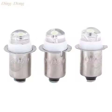 LED Light Bulb P13.5S 0.5W Work Light Flashlight Torch Light Replacement Led Bulb Work Light Lamp 3V