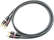 MOGAMI Mogami 2534 RCA Red White Line 2 Pair Cable (1m, Black)
