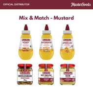 MasterFoods Mustard (Assorted) - Wholegrain Mustard/Hot English Mustard/Dijon Mustard