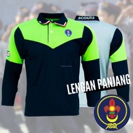 BAJU PENGAKAP LENGAN PANJANG BAJU PENGAKAP HIJAU BAJU UNIFORM SEKOLAH BAJU PENGAKAP SEKOLAH BAJU PEN
