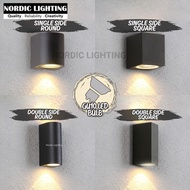 Nordic Lighting Outdoor Led Effect Wall Light GU10 HOLDER Black Color Outdoor UPDOWN Light Outdoor L