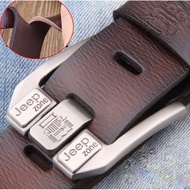 Latest Imported Men's Leather Belt - Genuine Leather JEEP Men's Belt