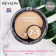 Revlon - Colorstay 2-in-1 Compact Makeup and Concealer 12.3 g เรฟรอน รองพื้น และคอนซีลเลอร์ ติดทน