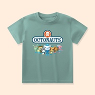 Octonauts Cartoon Children's T-shirt Tops for Boys Girls Unisex Custom Name OCT-01A
